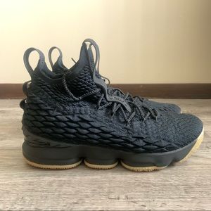 Nike LeBron 15 Black Gum Size 12